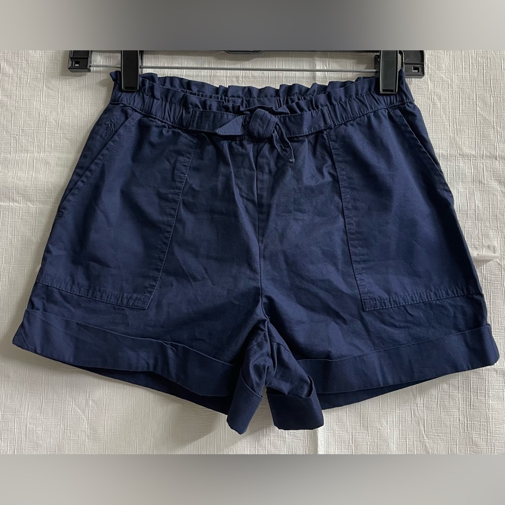 Polo Ralph Lauren Navy  Blue  Girls  Shorts     Size 8 100% Cotton - Picture 2 of 13